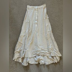 Christy Dawn Cream Maxi Skirt